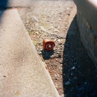 Discarded chocolate roll